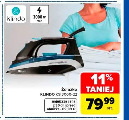 Żelazko KLINDO KSI3000-22 3000W