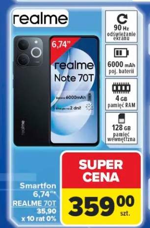 Smartfon 6,74" REALME 70T