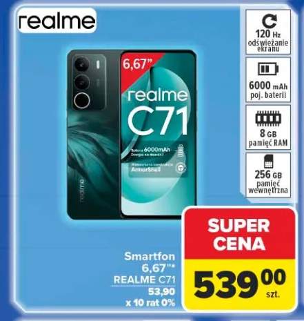 Smartfon 6,67" REALME C71