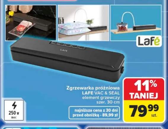 Zgrzewarka próżniowa LAFE VAC & SEAL element grzewczy szer. 30cm 250W