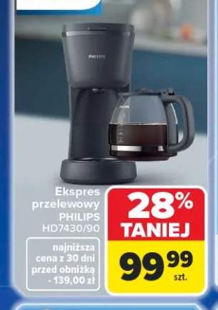 Ekspres przelewowy PHILIPS HD7430/90