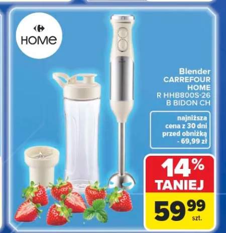 Blender CARREFOUR HOME R HHB800S-26 B BIDON CH