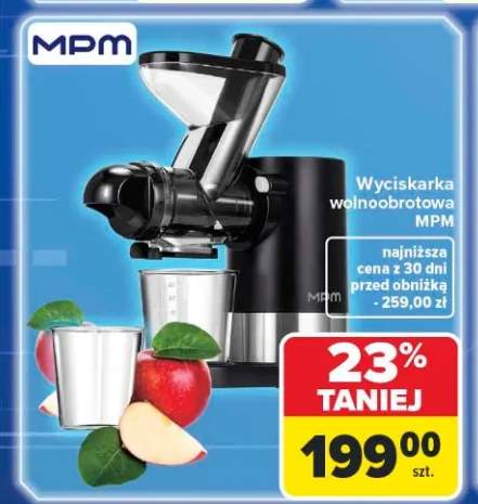 Wyciskarka wolnoobrotowa MPM