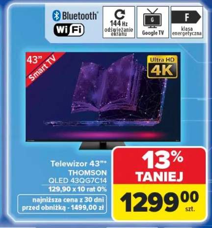 Telewizor 43" THOMSON QLED 43QG7C14