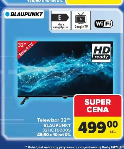 Telewizor 32" BLAUPUNKT 32HCT6000S