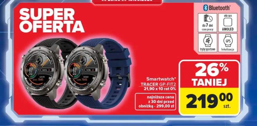 Smartwatch TRACER GP-FIT2