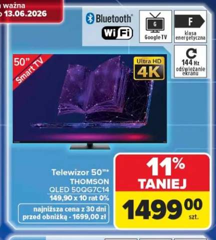 Telewizor 50" THOMSON QLED 50QG7C14