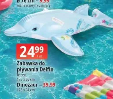 Zabawka do pływania Delfin Intex 175x66cm