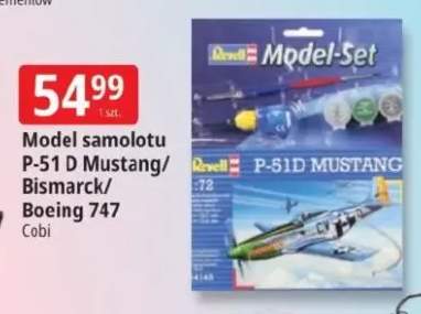 Model samolotu P-51 D Mustang