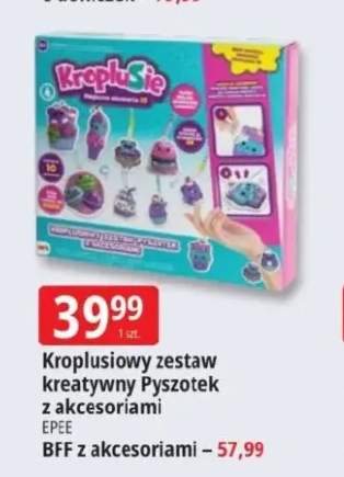 Zestaw kreatywny Pyszotek z akcesoriami Kroplusiowy
