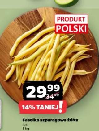 Fasolka szparagowa żółta polska