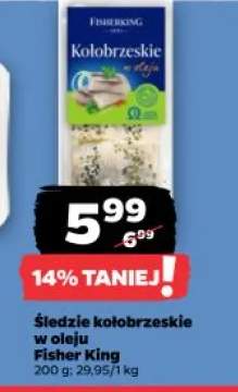 Śledzie kołobrzeskie w oleju Fisher King
