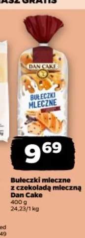 Bułeczki mleczne z czekoladą mleczną Dan Cake