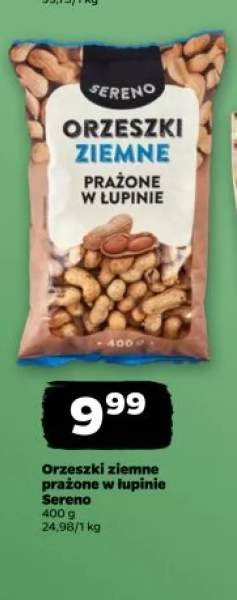 Orzeszki ziemne prażone w łupinie Sereno