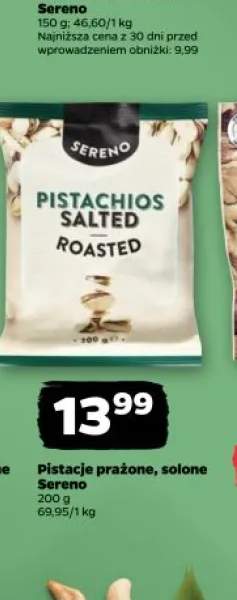 Pistacje prażone solone Sereno