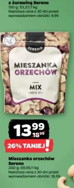 Mieszanka orzechów Sereno