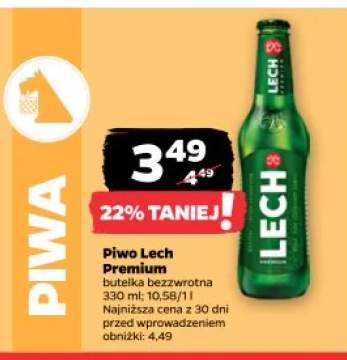 Piwo Lech Premium butelka bezzwrotna
