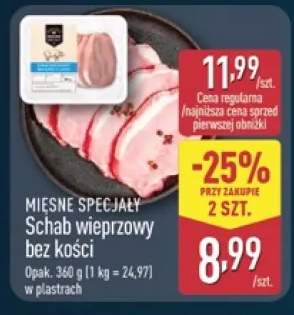 Schab wieprzowy bez kości w plastrach Mięsne Specjały
