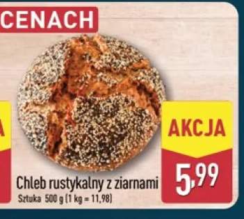 Chleb rustykalny z ziarnami