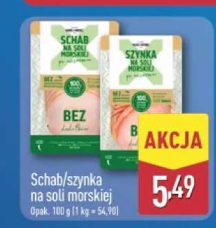 Schab na soli morskiej