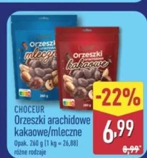 Orzeszki arachidowe kakaowe Choceur