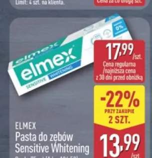Pasta do zębów Sensitive Whitening Elmex