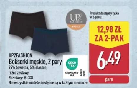 Bokserki męskie UP2FASHION 2-pak
