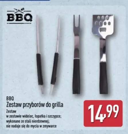Zestaw przyborów do grilla BBQ