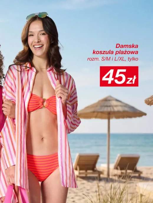 Damska koszula plażowa rozm. S/M i L/XL