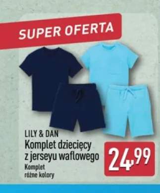 Komplet dziecięcy z jerseyu waflowego LILY & DAN