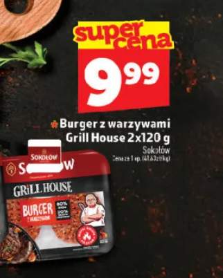 Burger z warzywami Grill House Sokołów 2-pak 120g
