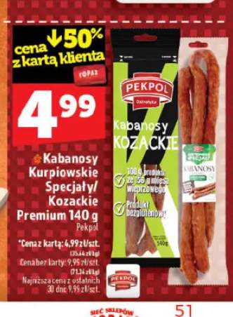 Kabanosy Pekpol