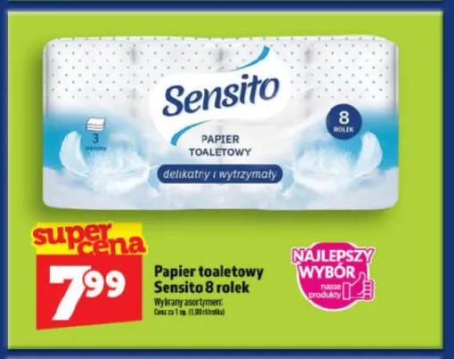 Papier toaletowy Sensito