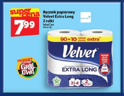 Ręcznik papierowy Velvet Extra Long