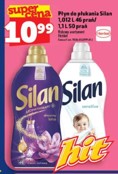 Płyn do płukania Silan 1,012l 46 prań