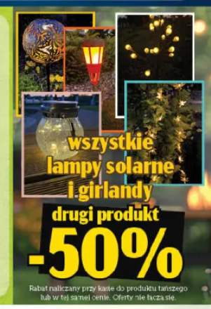 Lampy solarne i girlandy