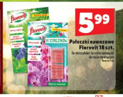 Pałeczki nawozowe Florovit do roślin kwitnących