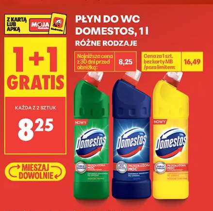 Płyn do WC Domestos