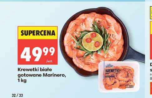 Krewetki białe gotowane Marinero