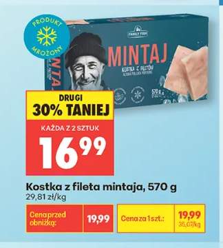 Kostka z fileta mintaja Family Fish