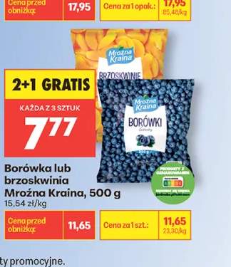 Borówka lub brzoskwinia Mroźna Kraina