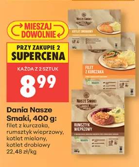 Danie rumsztyk wieprzowy Nasze Smaki