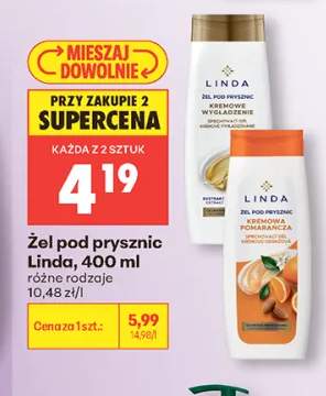 Żel pod prysznic Linda Kremowe Wygładzenie