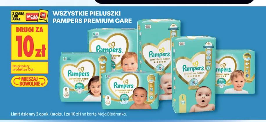 Pieluszki Pampers Premium Care