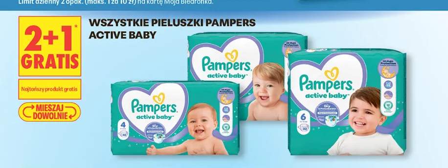 Pieluszki Pampers Active Baby