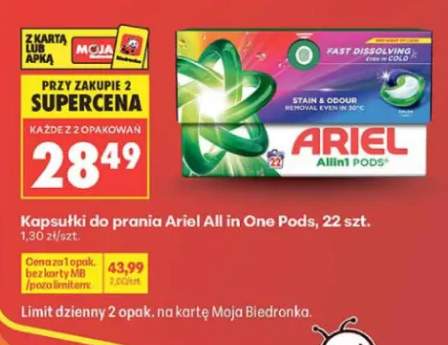 Kapsułki do prania Ariel All in One Pods 22szt.