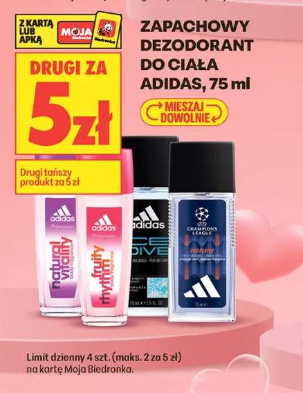 Dezodorant do ciała Adidas natural vitality
