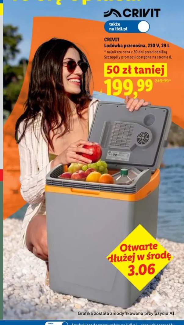 Lodówka przenośna CRIVIT 230V 29l