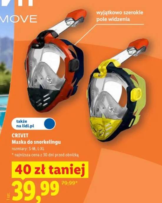 Maska do snorkelingu CRIVIT