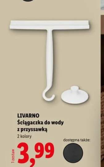 Ściągaczka do wody z przyssawką Livarno